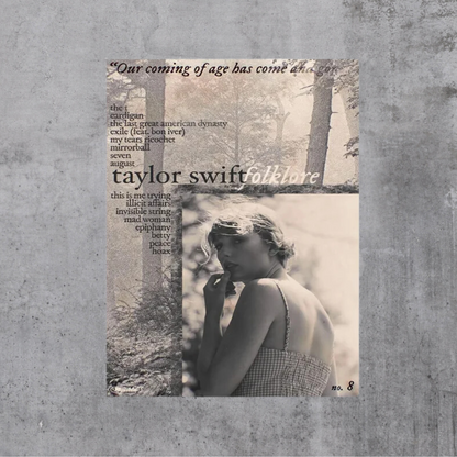 Taylor Swift Hit Music Album Wall Art Home Decor ~ 8x12 or 12x16