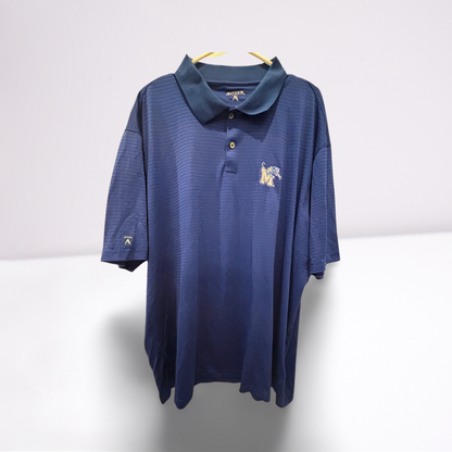 Antigua Memphis Tigers NCAA College Collared Polo Active Shirt XXL Navy Blue