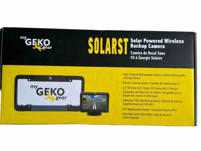 myGEKOgear SOLARST Solar Powered Wireless Backup Camera