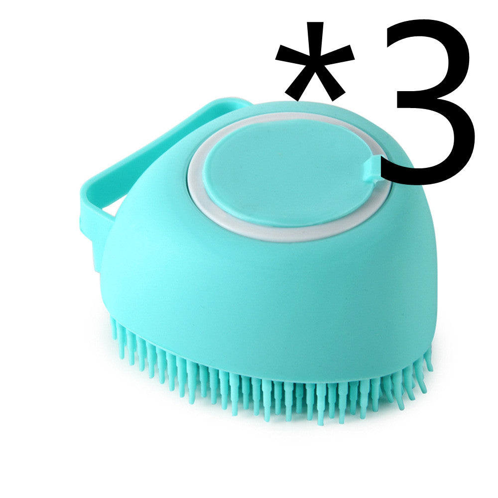 Silicone Soap Dispensing Scrubbing Brush for Dogs