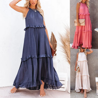 Women's Sleeveless Maxi Dress Multiple Colors