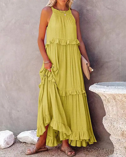 Women's Sleeveless Maxi Dress Multiple Colors