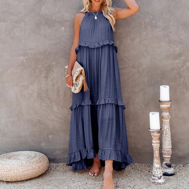 Women's Sleeveless Maxi Dress Multiple Colors