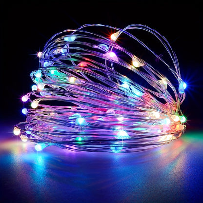 32M(105FT) 300LED Copper Wire String Lights Solar Outdoor Fairy Lights Waterproof For Christmas Garden Party New Year Decor