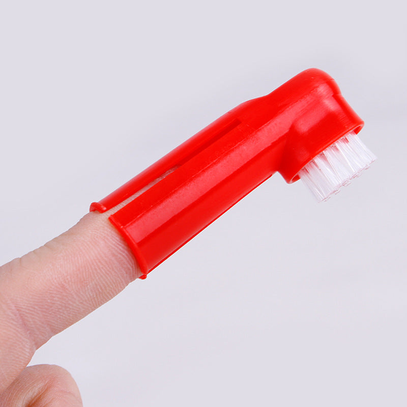 Double Head + Soft Pet Finger Toothbrush
