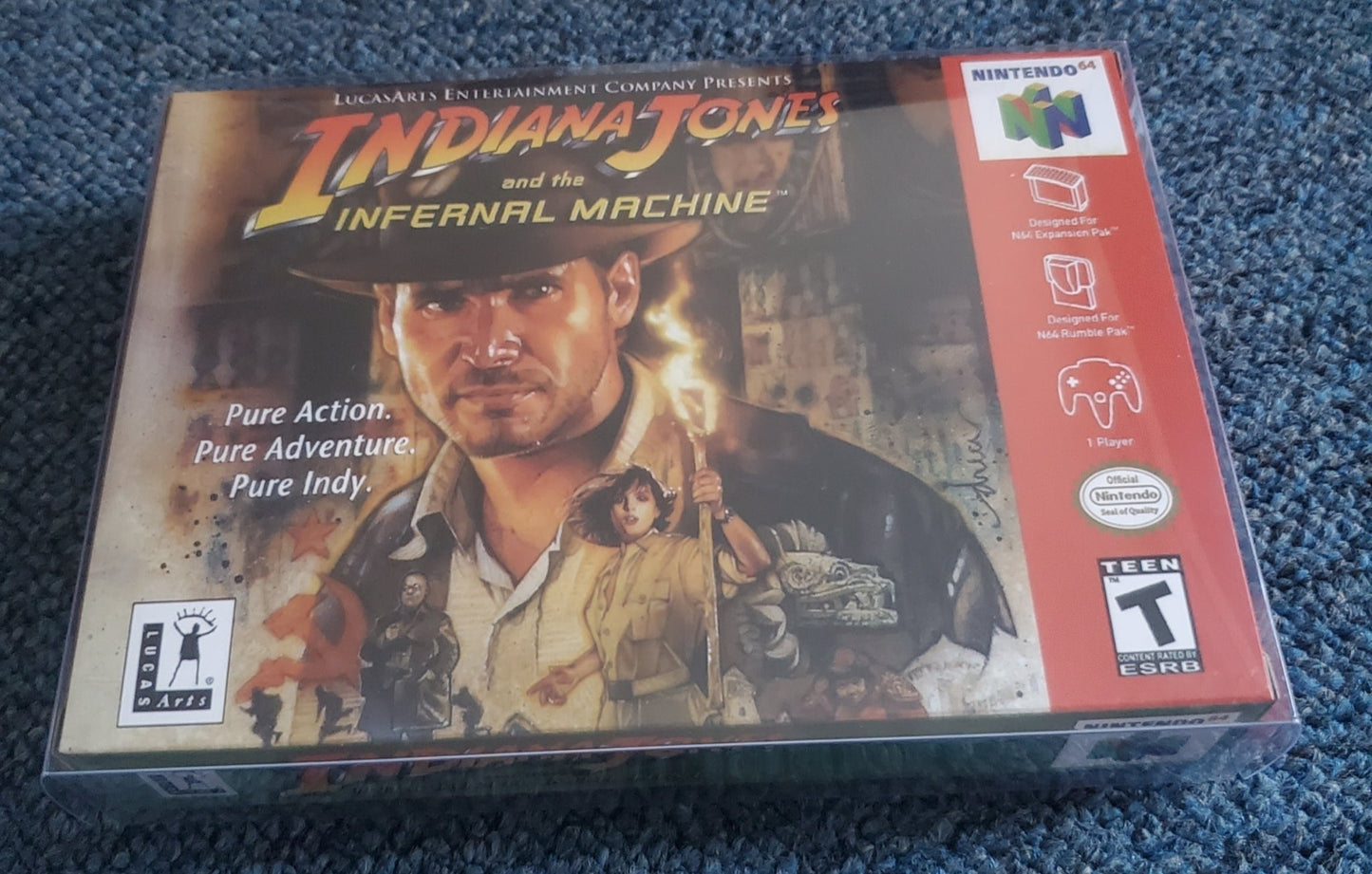 Indiana Jones and the Infernal Machine N64 Nintendo 64