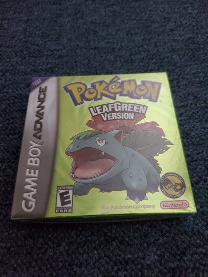 Pokemon Leaf Green Version- Nintendo Game Boy Advance