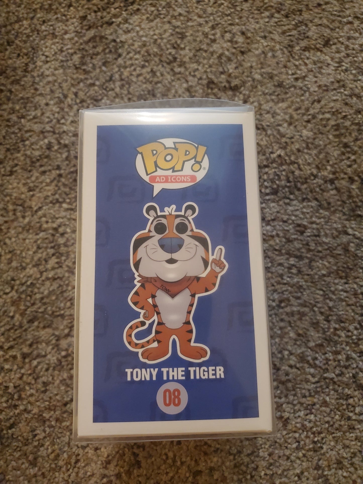 Funko Pop! Frosted Flakes Tony The Tiger Ad Icons #08 LE 3000 Excl POP Protector