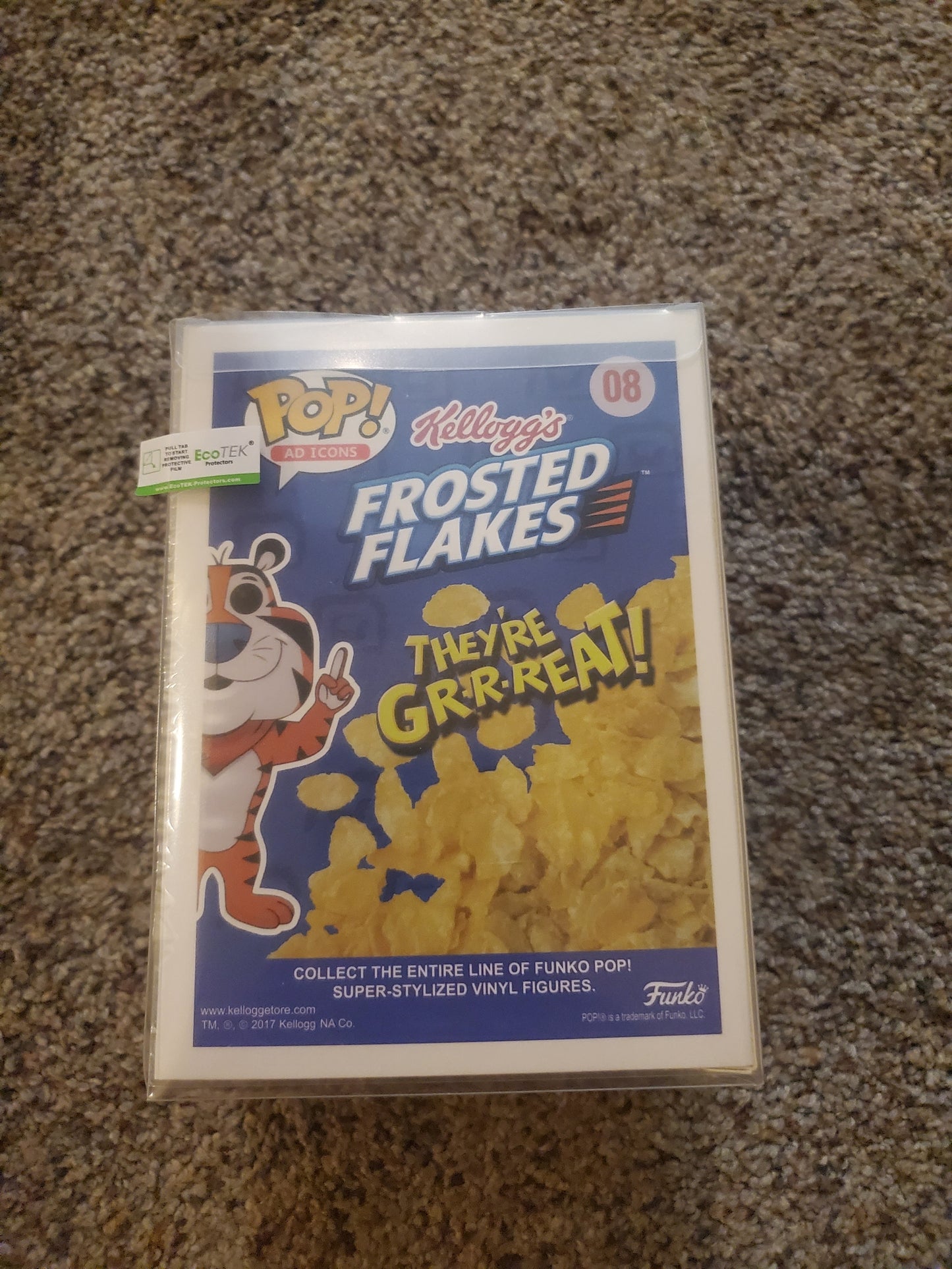 Funko Pop! Frosted Flakes Tony The Tiger Ad Icons #08 LE 3000 Excl POP Protector