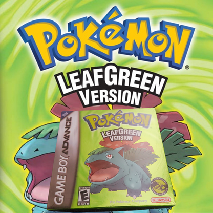 Pokemon Leaf Green Version- Nintendo Game Boy Advance