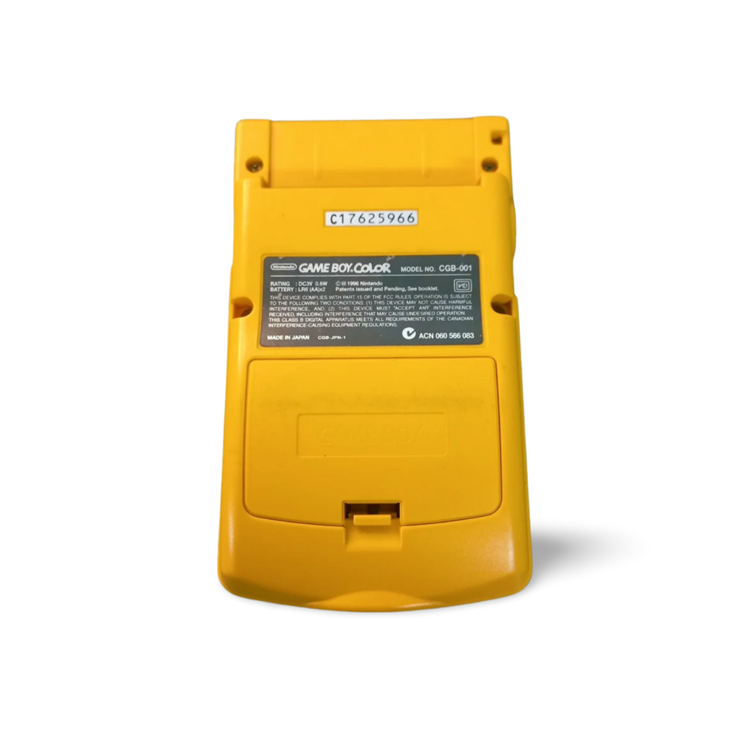 Nintendo Game Boy Color Yellow Edition Custom Backlit Enhanced IPS Screen Mod High Resolution