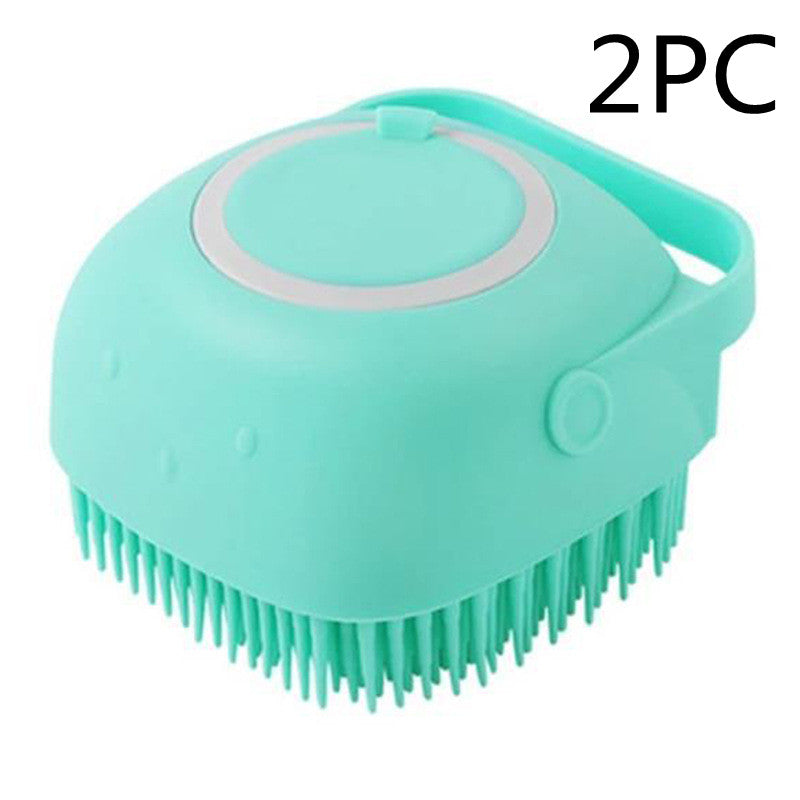 Silicone Soap Dispensing Scrubbing Brush for Dogs