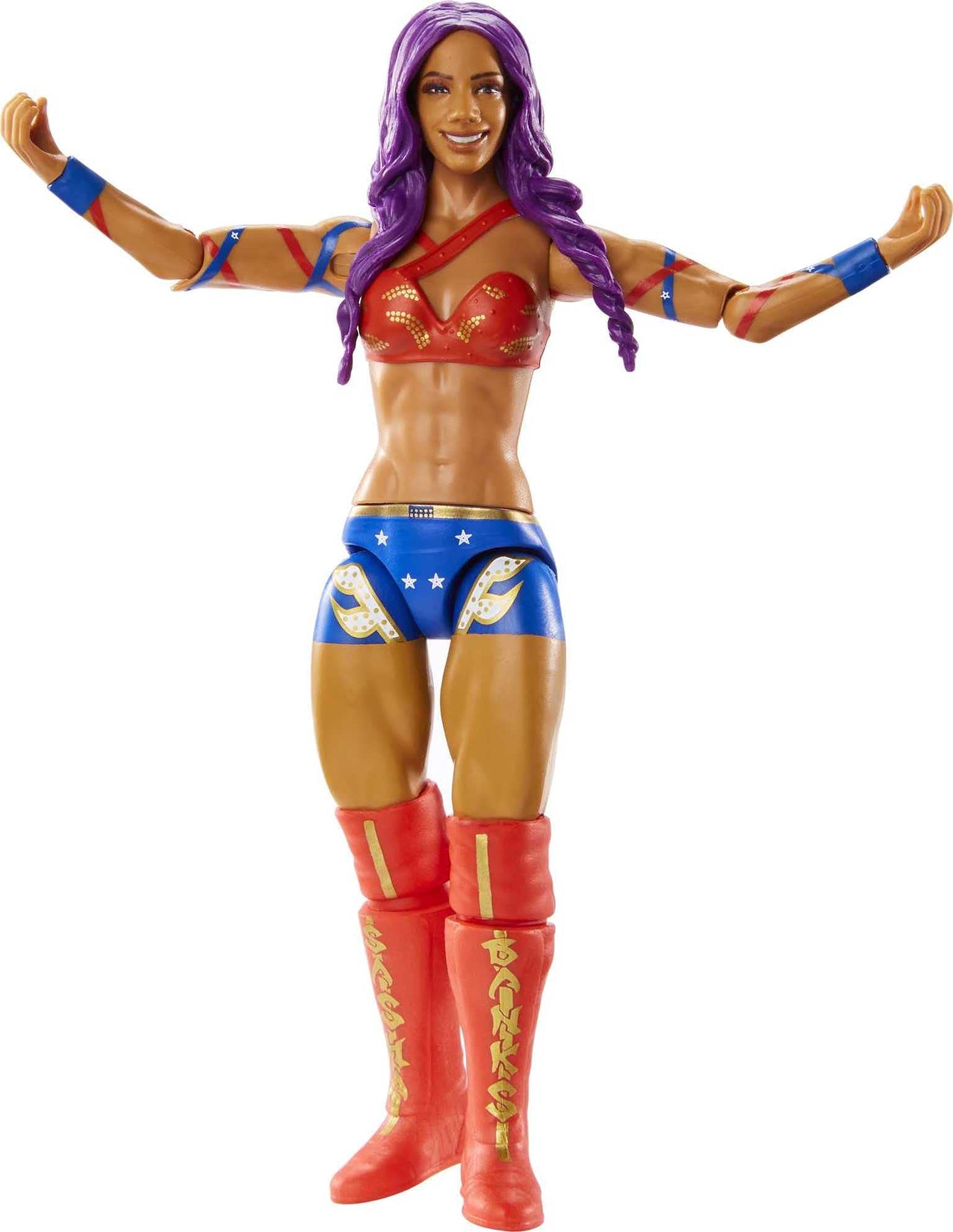 WWE Action Figure in 6-inch Scale with Articulation & Ring Gear