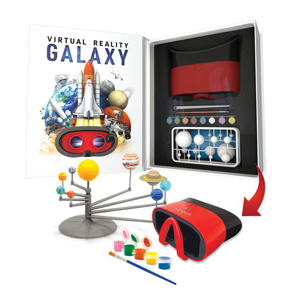 Abacus Brands Virtual Reality Galaxy - Illustrated Interactive VR Book and STEM Learning Activity Set