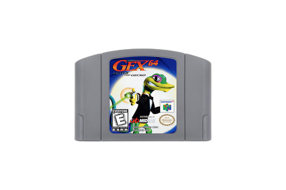 Gex 64: Enter the Gecko (Nintendo 64 Video Game)