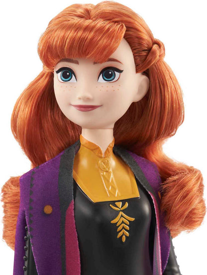 Disney Frozen Anna Fashion Doll & Accessory, Toy Inspired by the Movie Disney Frozen 2