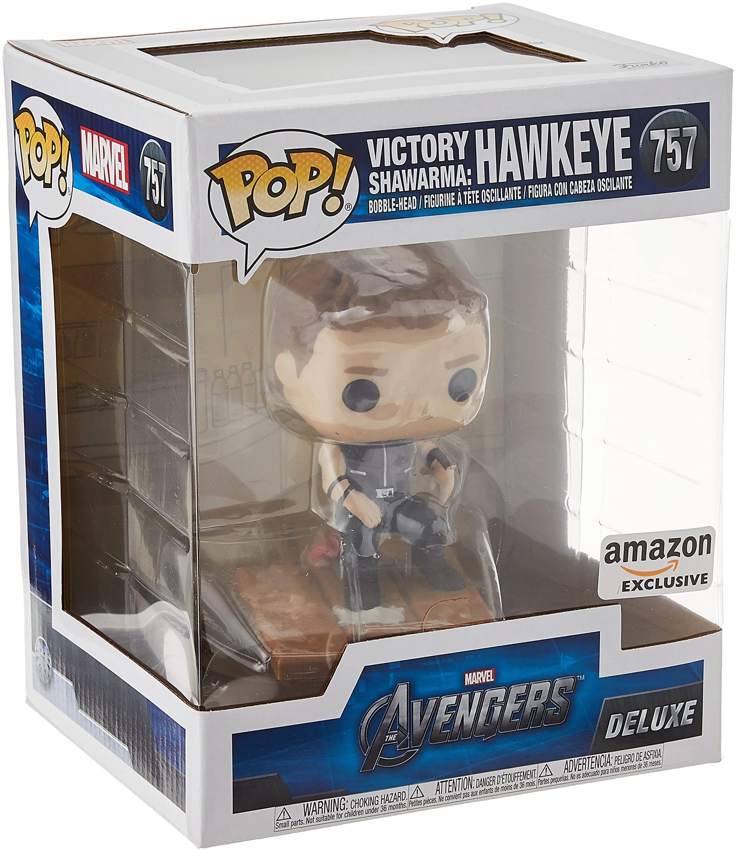 Hawkeye #757 Pop! Deluxe Marvel: Avengers Victory Shawarma Series - Amazon Exclusive, Figure 3 of 6