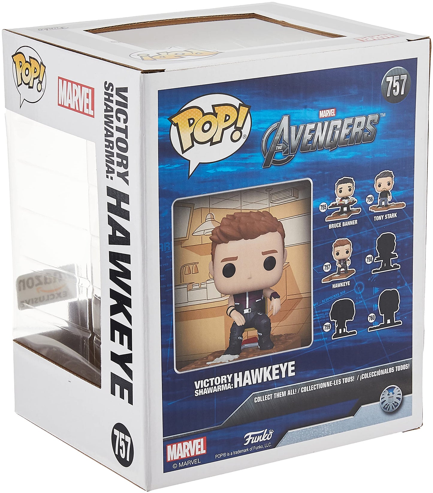 Hawkeye #757 Pop! Deluxe Marvel: Avengers Victory Shawarma Series - Amazon Exclusive, Figure 3 of 6