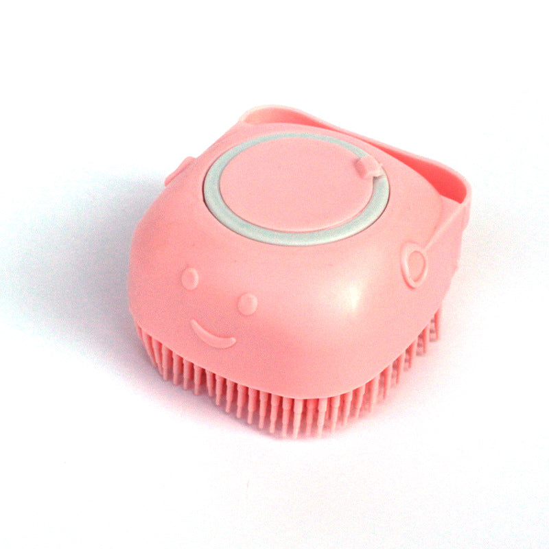 Silicone Soap Dispensing Scrubbing Brush for Dogs