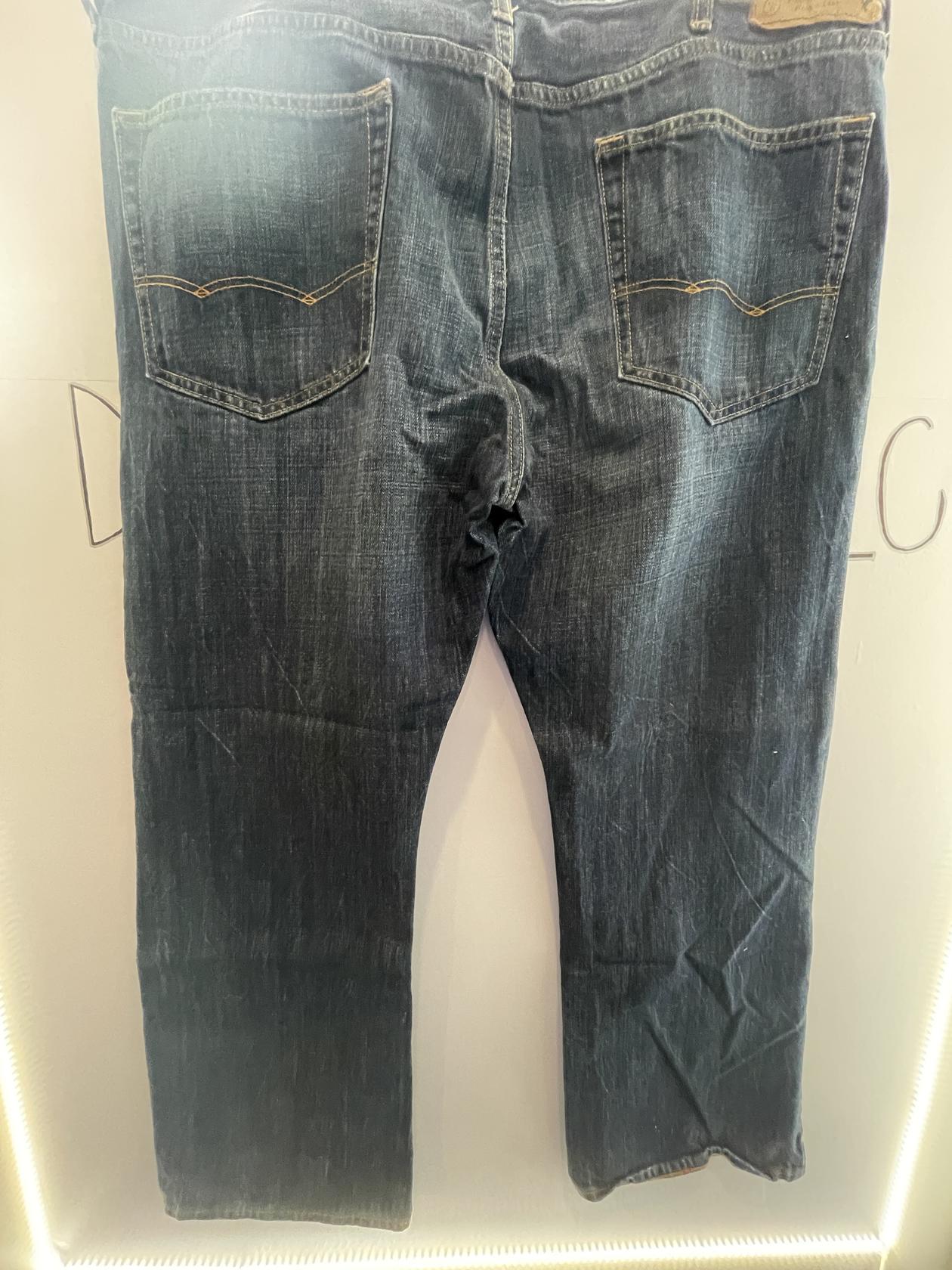 jeans azules con corte de bota american eagle para hombre talla 40x30