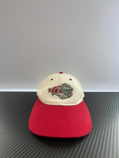Vintage T-Rex Universal Studios Parks Cap Hat - Red Bill / White - Very Good