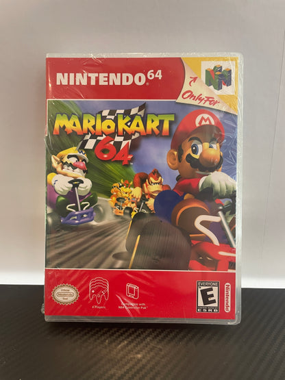 Mario Kart 64 Nintendo 64 Video Game with Box EUC