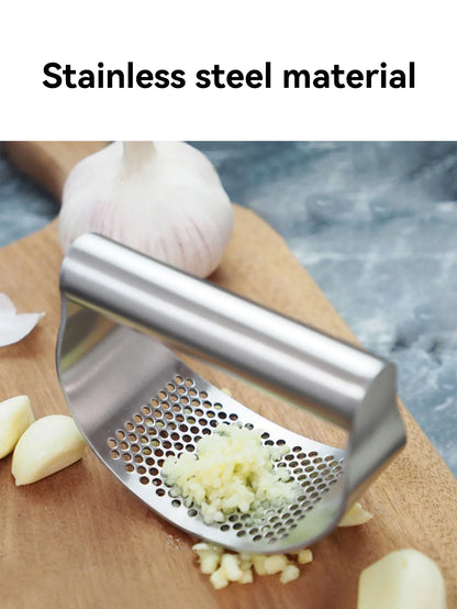 Manual Stainless Steel Garlic Mincer Garlic Crusher