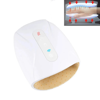 Air Compression & Heating Hand Massager ~ Therapeutic ShiatsuHand Massager Heating Therapy Air Compression Palm Finger Shiatsu Pressure Massager, Arthritis Finger Numbness Pain Relief, Circulation