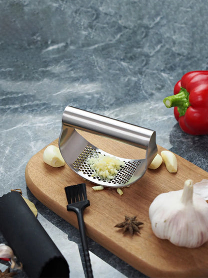 Manual Stainless Steel Garlic Mincer Garlic Crusher