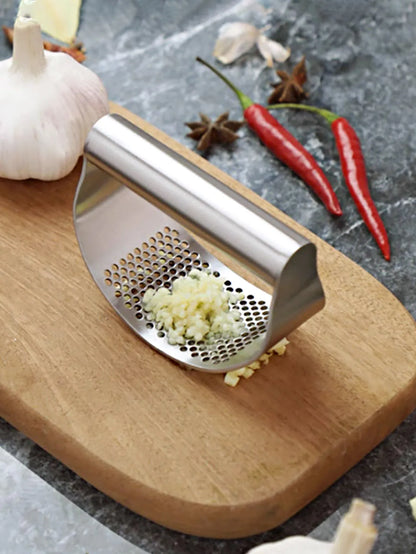 Manual Stainless Steel Garlic Mincer Garlic Crusher