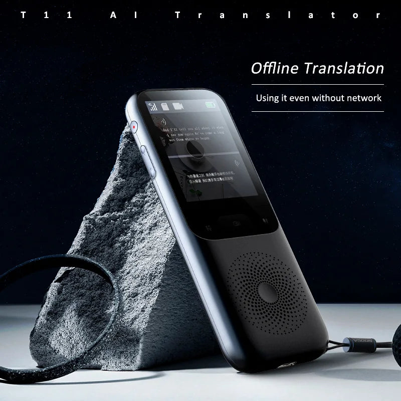 T11 Portable Audio Translator ~ Smart Translation, Online/Offline use, 138 Languages, Photo Translate, AI Voice