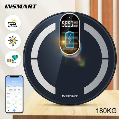 INSMART 15 Smart Body Weight Scale ~ 15 Accurate Measurements, Multifunctional Body Health Bioimpedance Scale