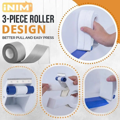 INIM® Easy Seam Tape Sticker Machine ~  Masking Painters Tape Applicator Machine