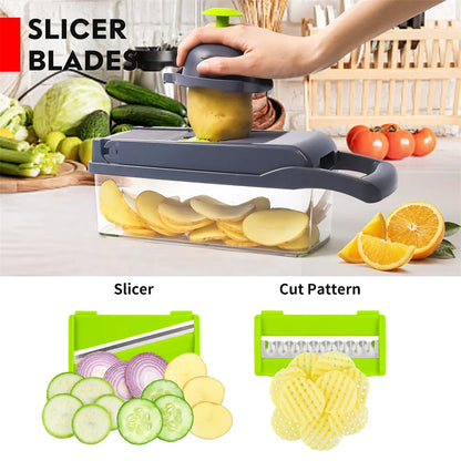 12 in 1 Multifunctional Vegetable Chopper