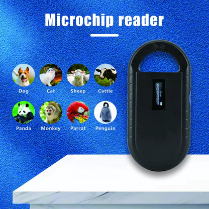 Handheld Pet ID Scanner Microchip ID Reader ~ 134.2Khz Chip Transponder FDX-B ISO11784/5 USB Charging for Dogs Cats Horses etc