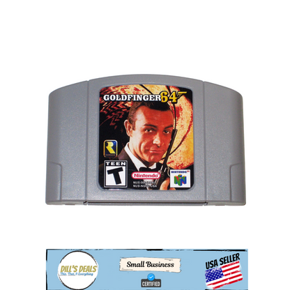 GoldFinger 64 Nintendo 64 N64 Video Game