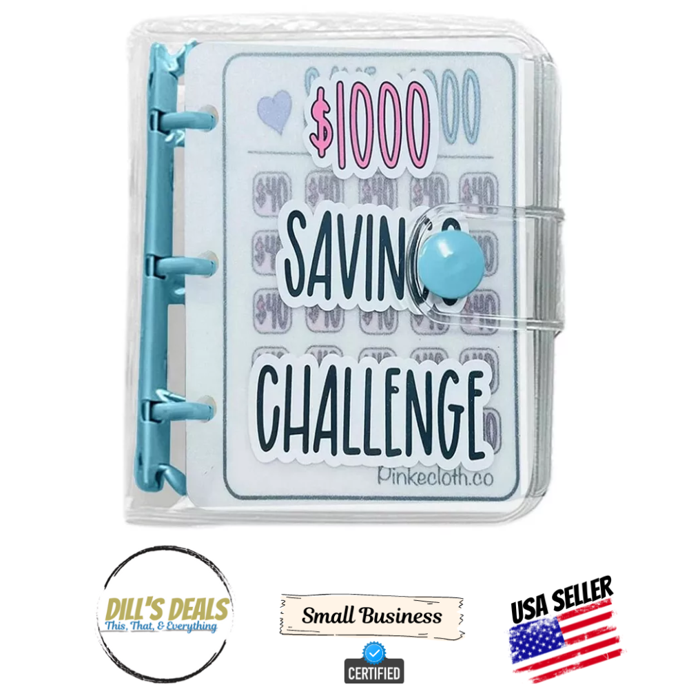 1000 Savings Challenge Binder Money Saving Binder Savings Challenges Book 6659