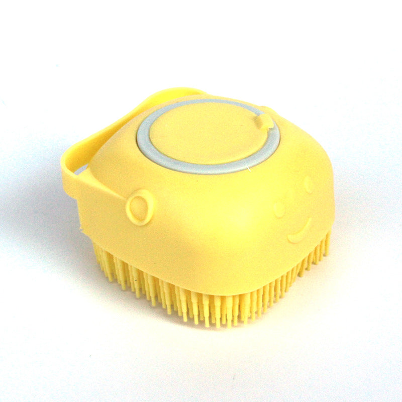 Silicone Soap Dispensing Scrubbing Brush for Dogs