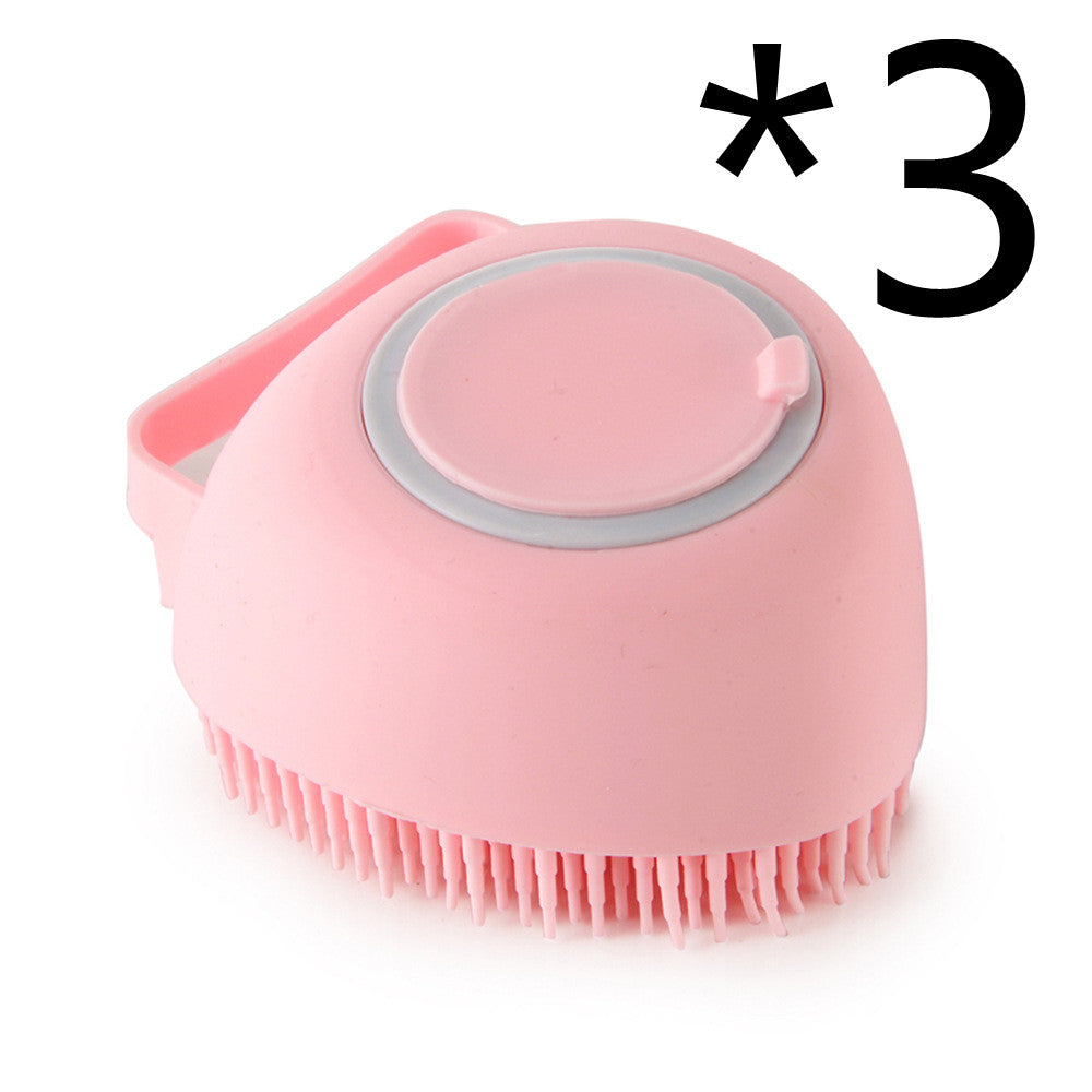 Silicone Soap Dispensing Scrubbing Brush for Dogs