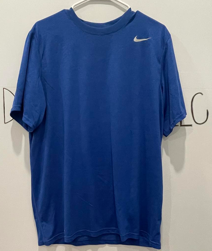 Nike Dri-Fit Legend Short Sleeved Tee T-Shirt  Royal Blue Mens Large NWOT - Very Good