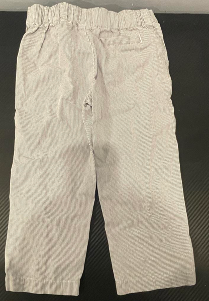 Just One You Carter's Striped casual pants white gray Size 2T - Very Good