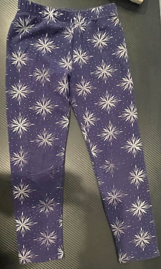 Little Girls size 6 Disney Jumping Beans Cozy Fleece Lined Leggings - Very Good