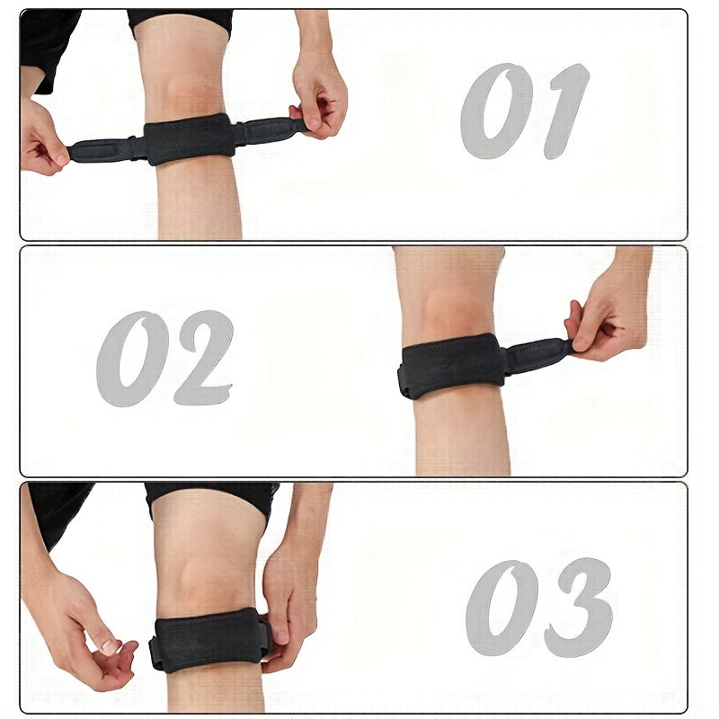 Patella Tendon Strap ~ for Patella Tendonitis/Jumpers Knee, Pressure Relief, Knee Pain, Comfortable Gel Padded