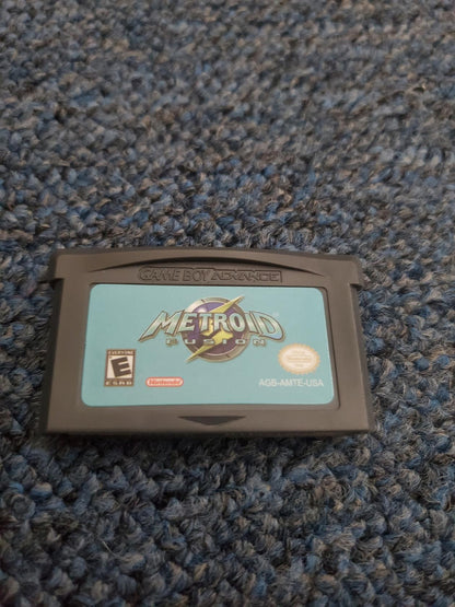 Metroid Fusion for Nintendo Gameboy Advance & Clear Protective Case