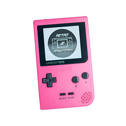 Nintendo Game Boy Pocket Pink Edition Enhanced IPS Screen Mod High Resolution