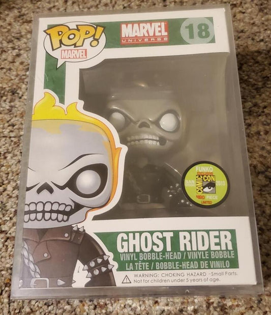 Funko Pop! Marvel Ghost Rider Metallic Variant Limited Edition