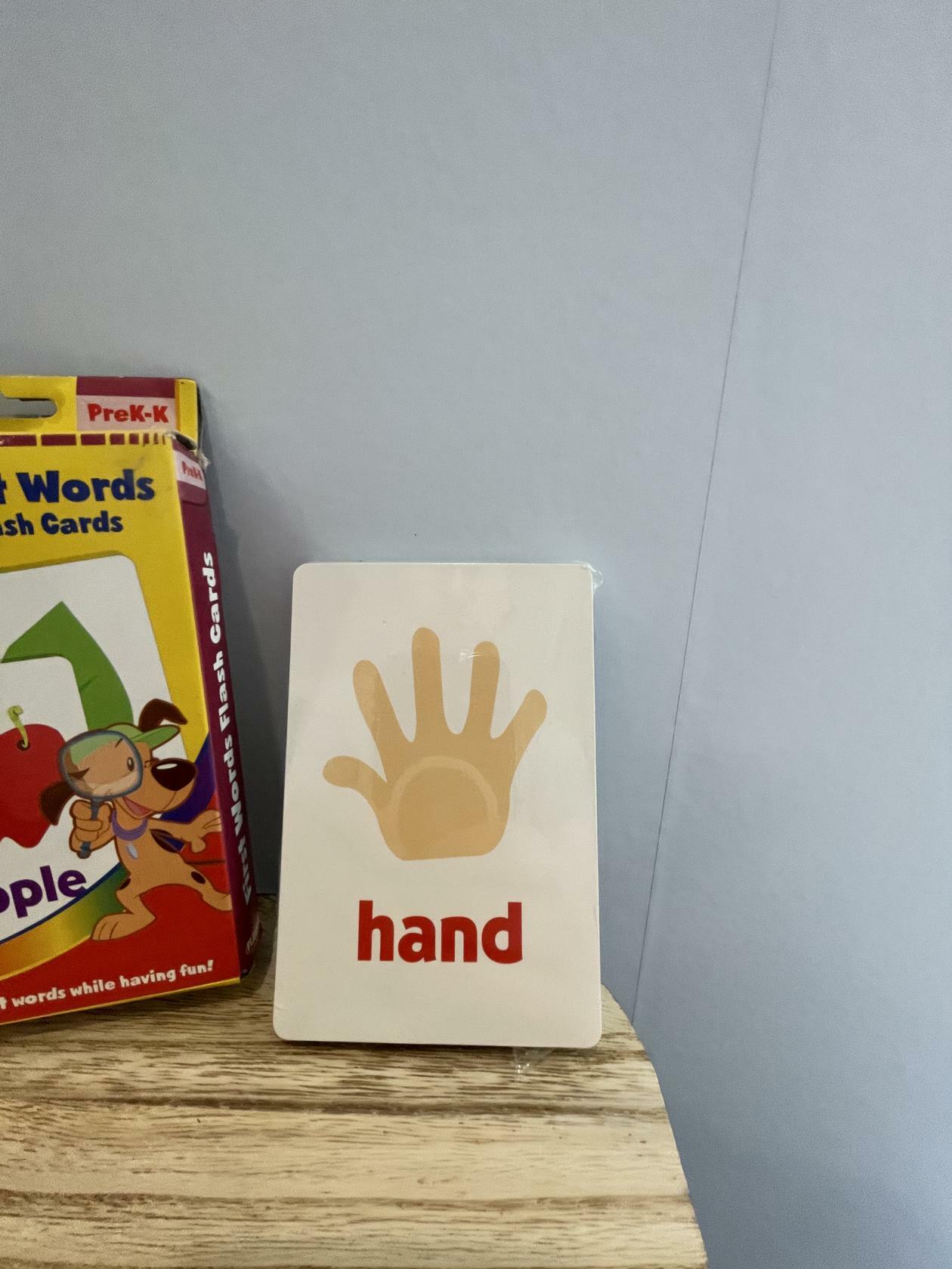 Playskool First Words 36 Flash Cards - Language toddler, children - Very Good