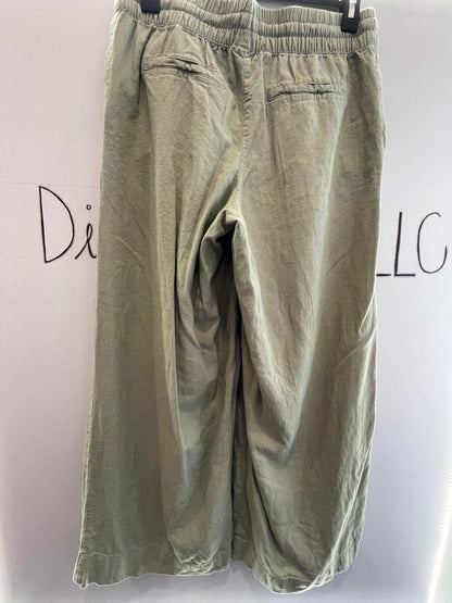 A NEW DAY Women's Green Pleated Wide/Straight Leg Stretch Dress Pants sz 20W - Very Good