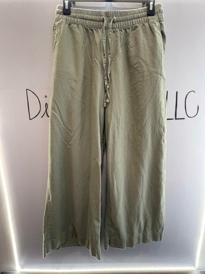 A NEW DAY Women's Green Pleated Wide/Straight Leg Stretch Dress Pants sz 20W - Very Good