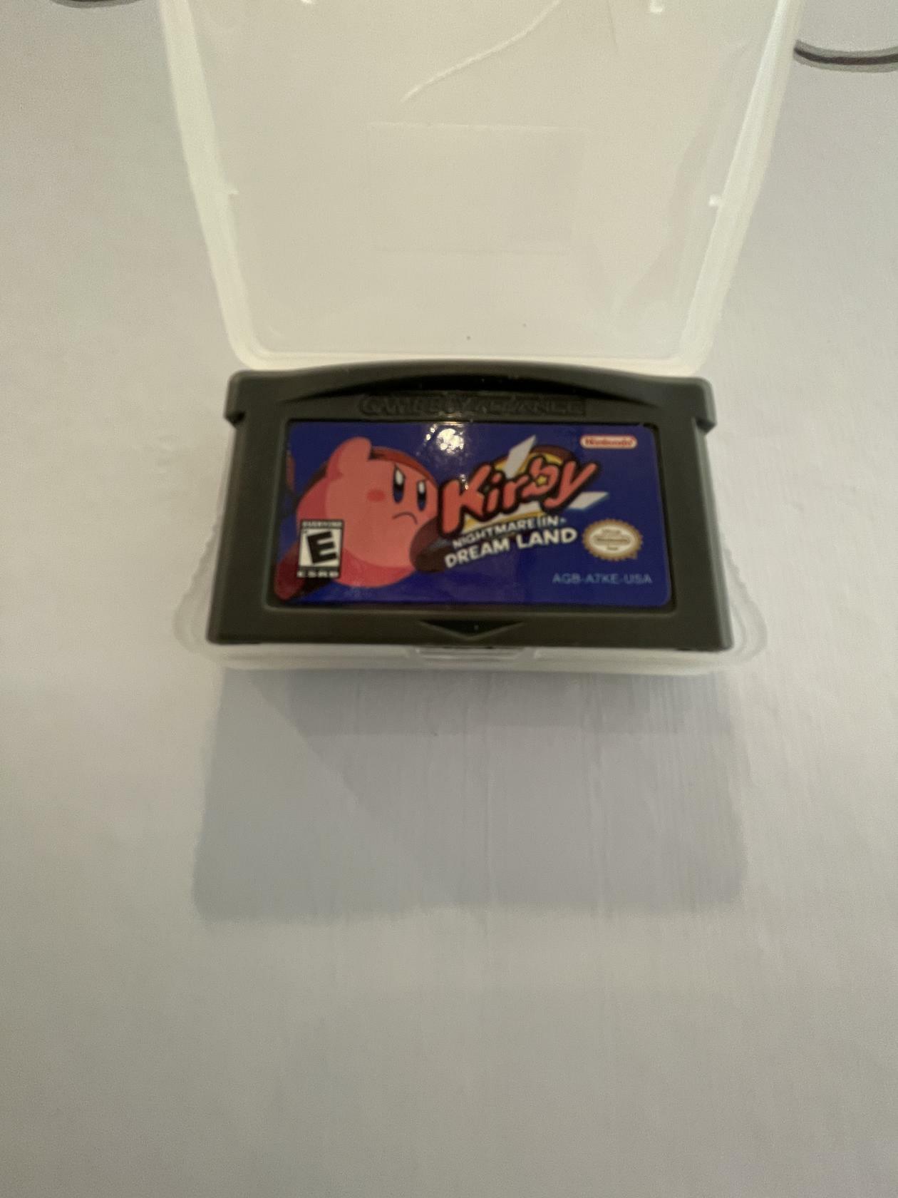 Kirby Nightmare in Dream Land GBA 2002 Game Boy Advance Game Cartridge - Very Good